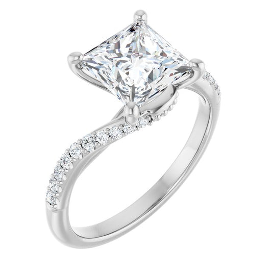 Accented Engagement Ring