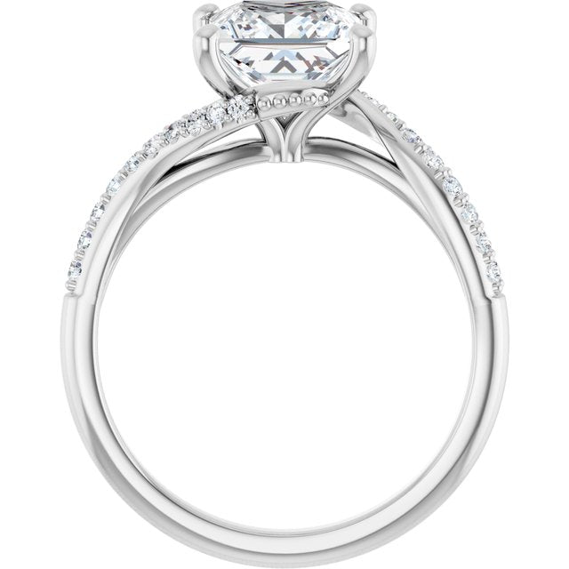 Accented Engagement Ring