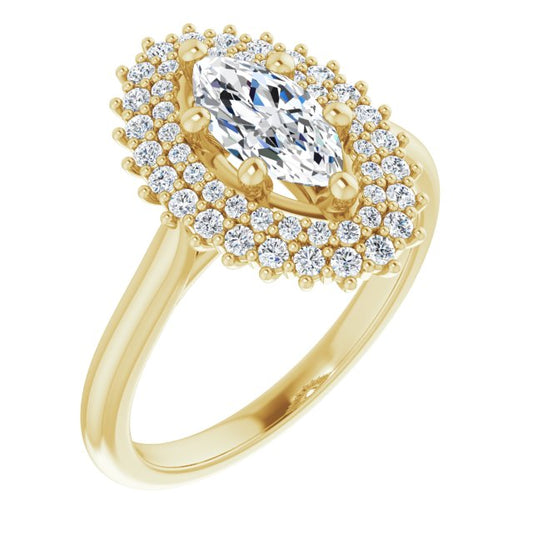 Halo-Style Engagement Ring