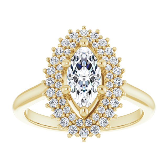 Halo-Style Engagement Ring