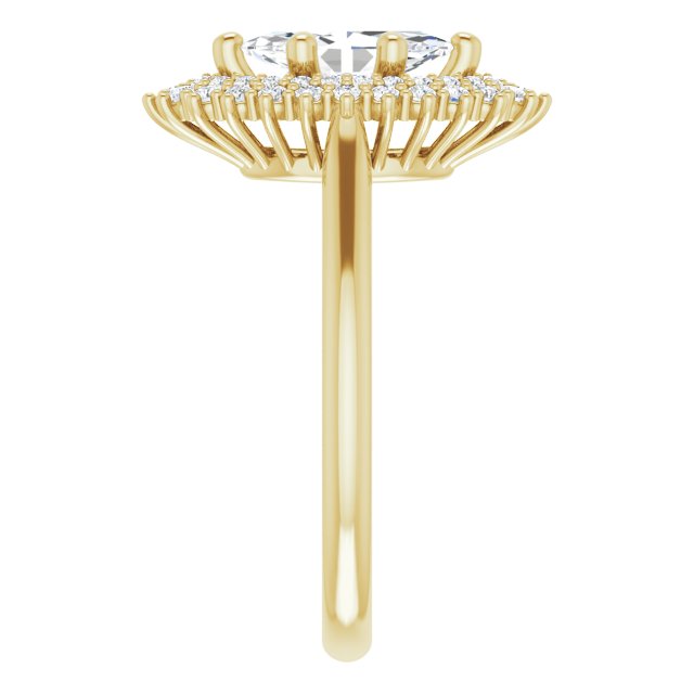 Halo-Style Engagement Ring