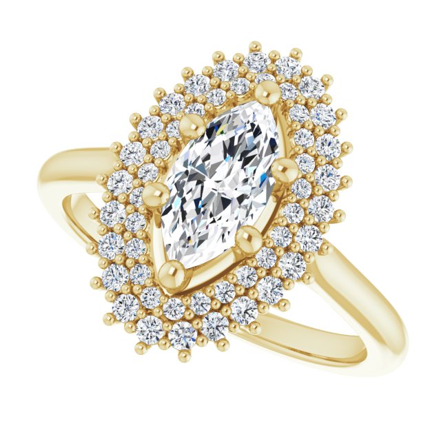 Halo-Style Engagement Ring