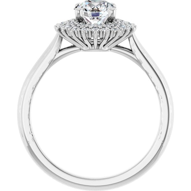 Halo-Style Engagement Ring