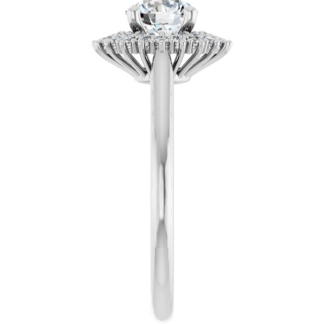 Halo-Style Engagement Ring