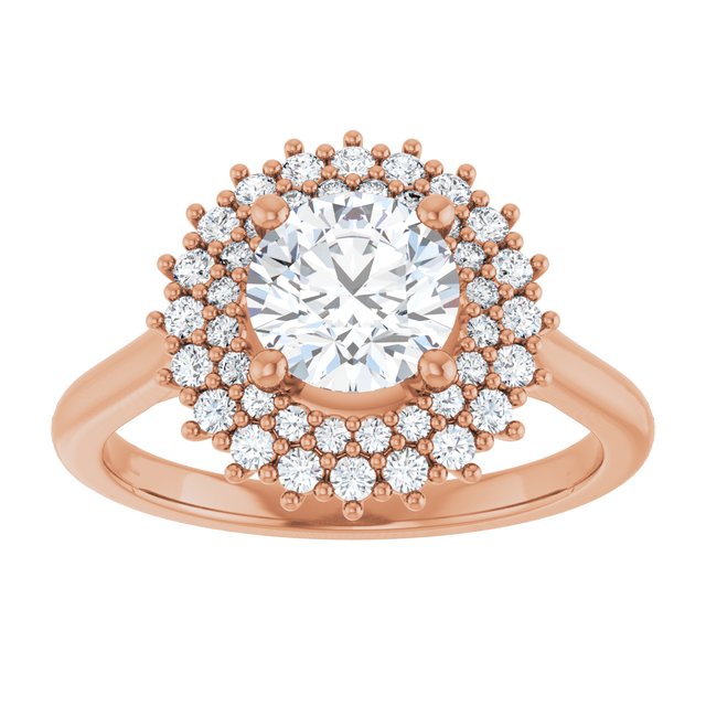 Halo-Style Engagement Ring