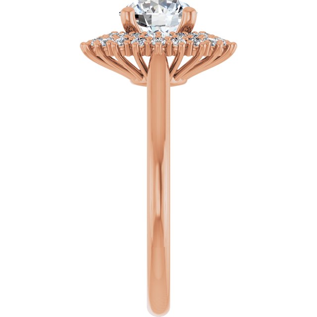 Halo-Style Engagement Ring