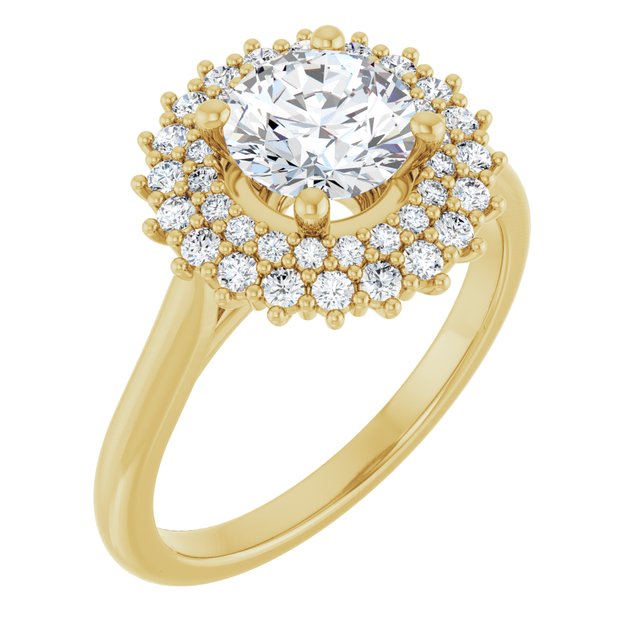 Halo-Style Engagement Ring