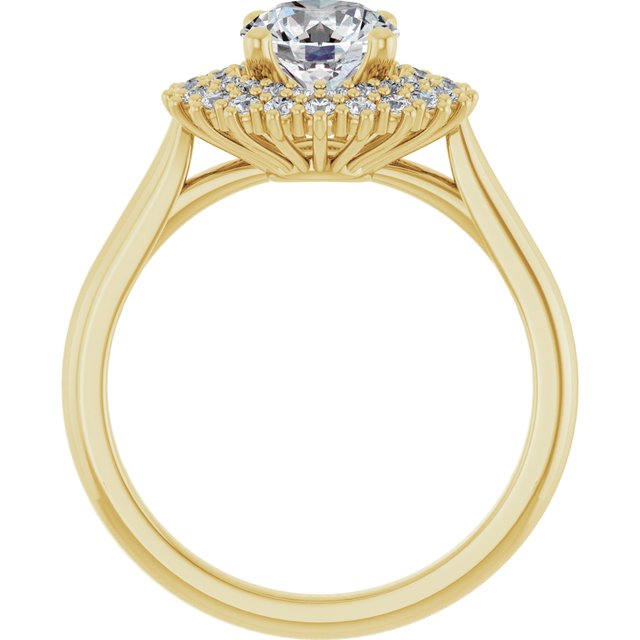 Halo-Style Engagement Ring