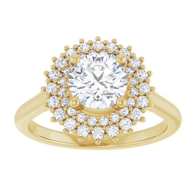 Halo-Style Engagement Ring