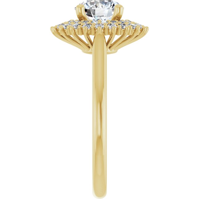 Halo-Style Engagement Ring