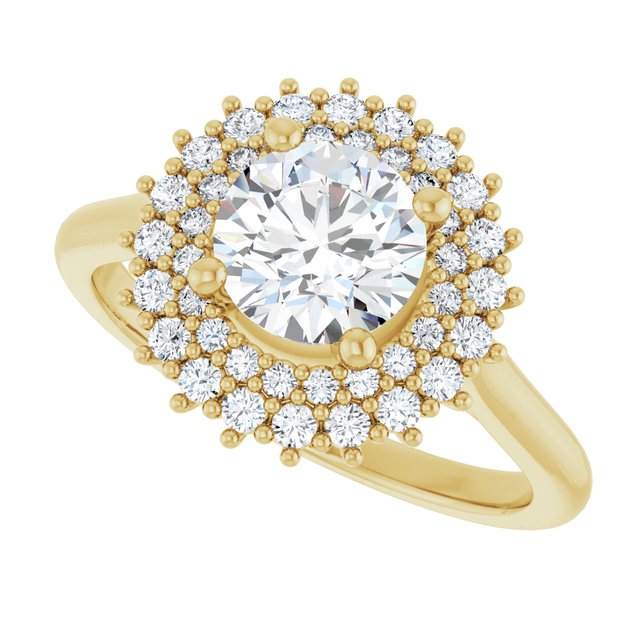 Halo-Style Engagement Ring