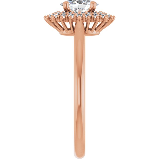 Halo-Style Engagement Ring