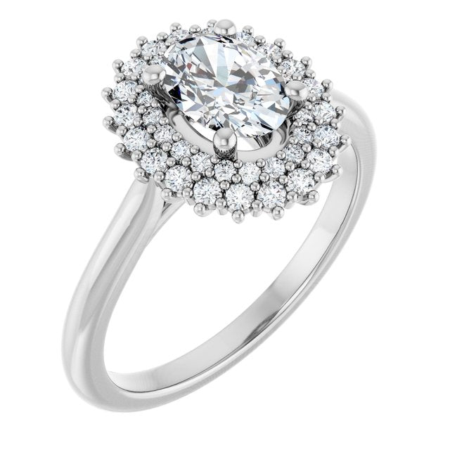 Halo-Style Engagement Ring