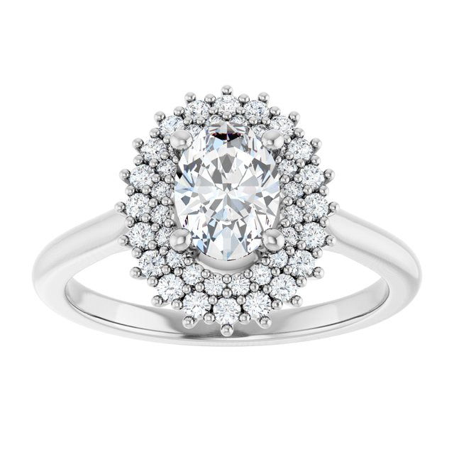 Halo-Style Engagement Ring