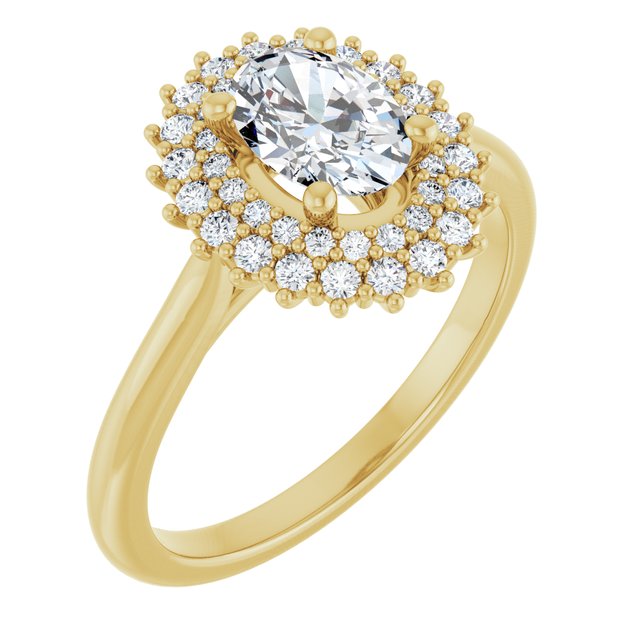 Halo-Style Engagement Ring