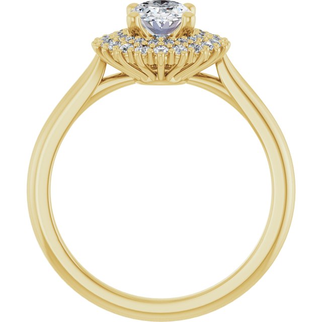 Halo-Style Engagement Ring