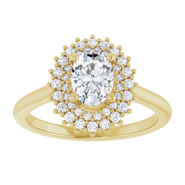 Halo-Style Engagement Ring