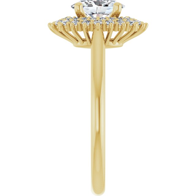 Halo-Style Engagement Ring