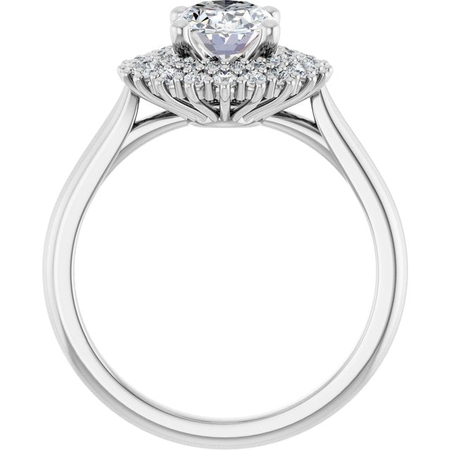 Halo-Style Engagement Ring