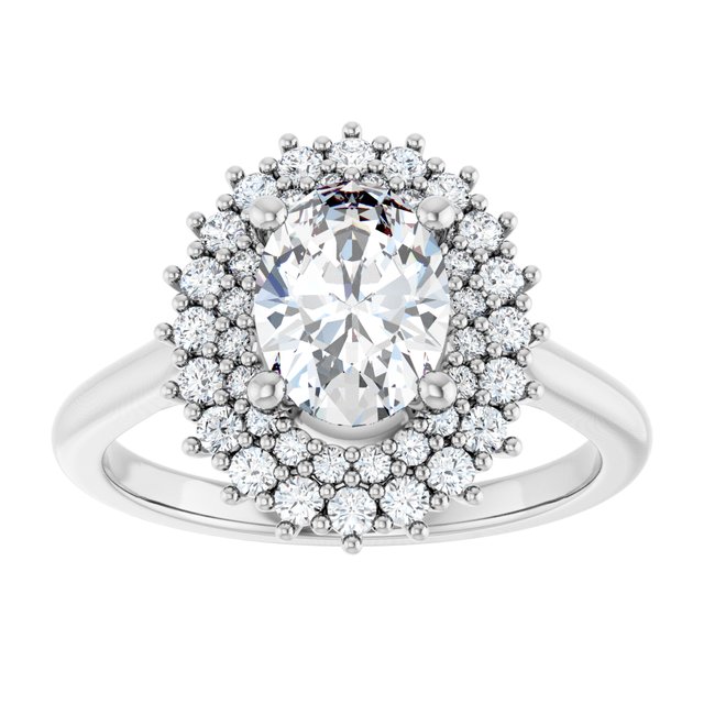 Halo-Style Engagement Ring