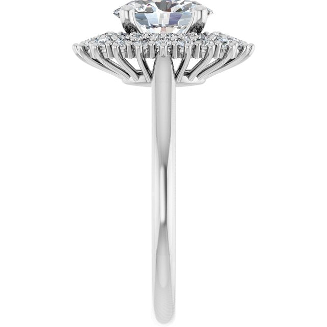 Halo-Style Engagement Ring