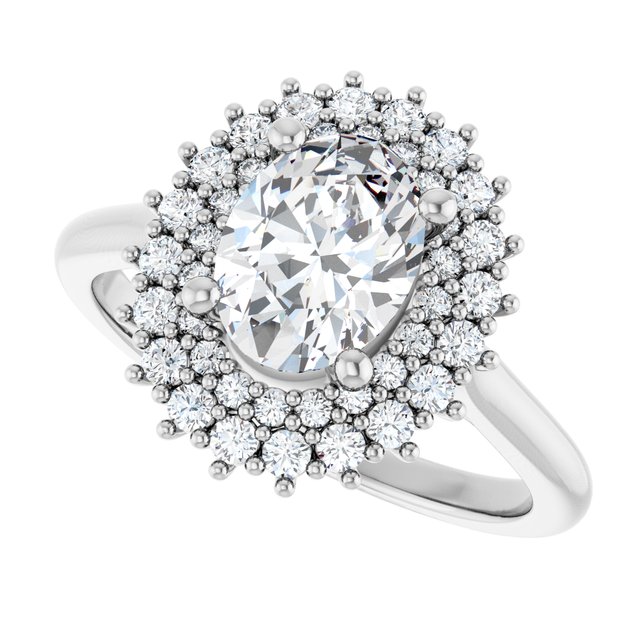 Halo-Style Engagement Ring