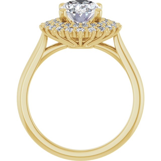 Halo-Style Engagement Ring