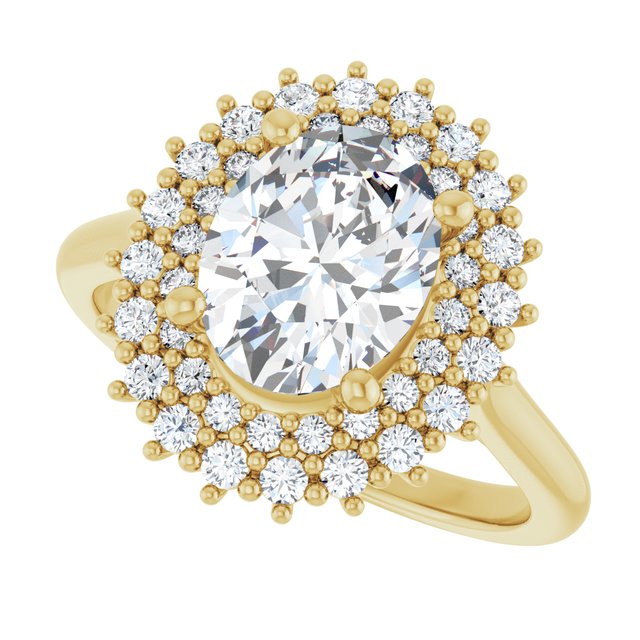 Halo-Style Engagement Ring