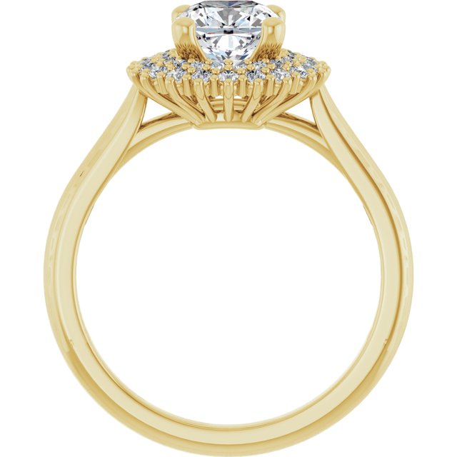 Halo-Style Engagement Ring