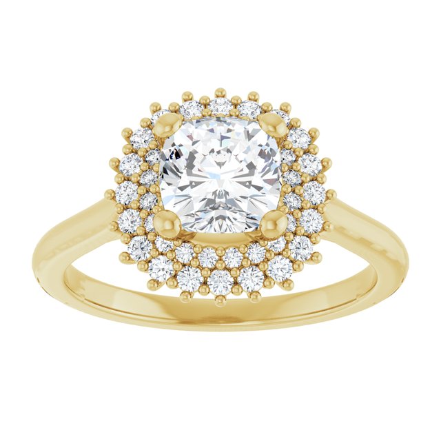 Halo-Style Engagement Ring