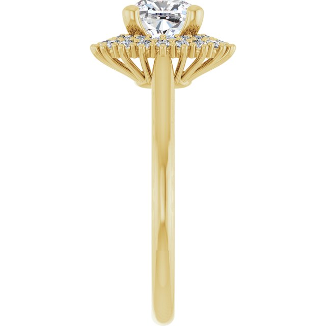 Halo-Style Engagement Ring
