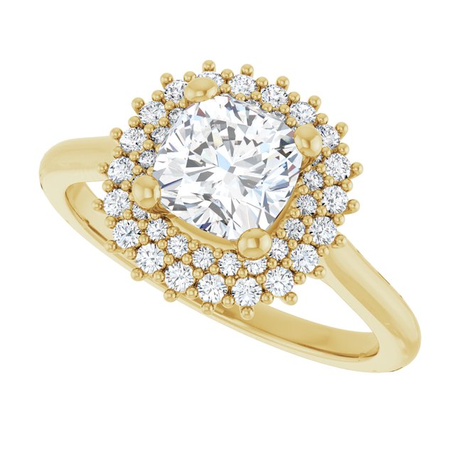 Halo-Style Engagement Ring