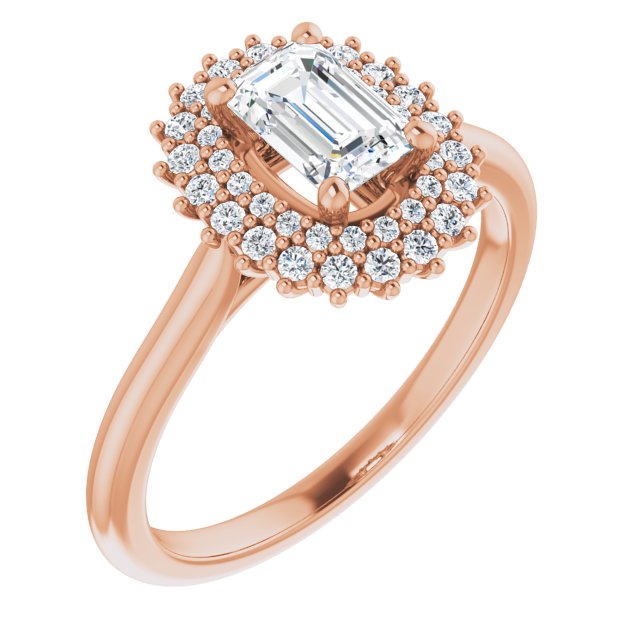 Halo-Style Engagement Ring