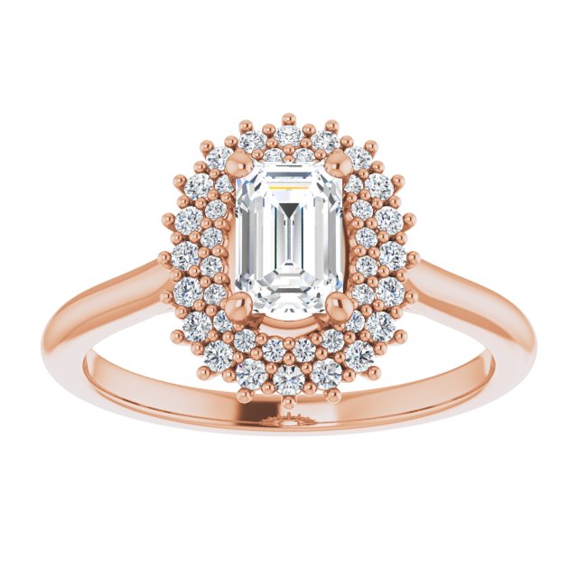 Halo-Style Engagement Ring