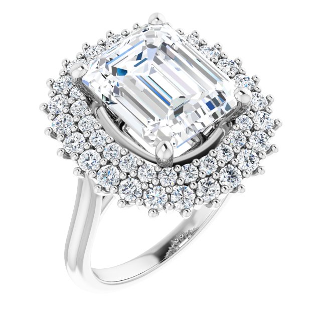 Halo-Style Engagement Ring
