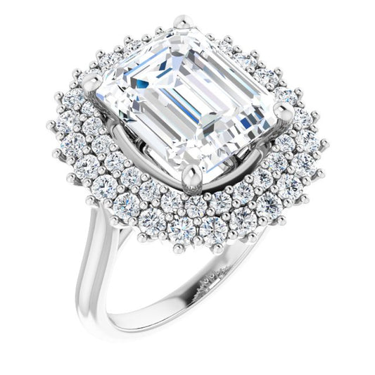 Halo-Style Engagement Ring
