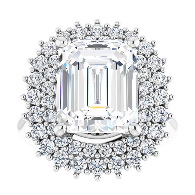Halo-Style Engagement Ring