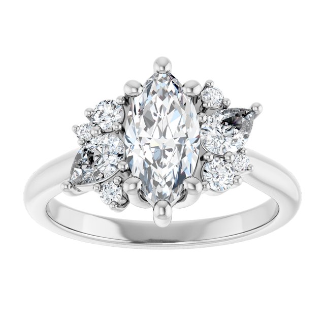 Accented Engagement Ring