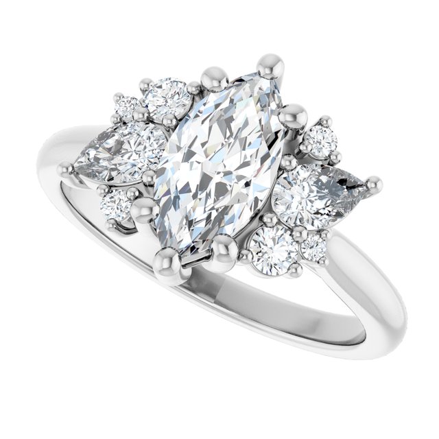 Accented Engagement Ring