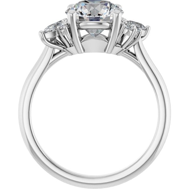 Accented Engagement Ring