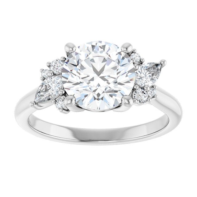 Accented Engagement Ring