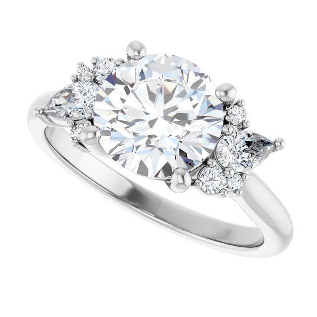 Accented Engagement Ring