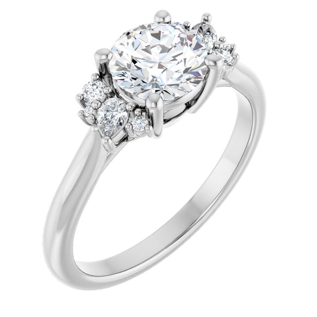 Accented Engagement Ring