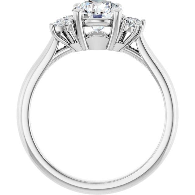 Accented Engagement Ring