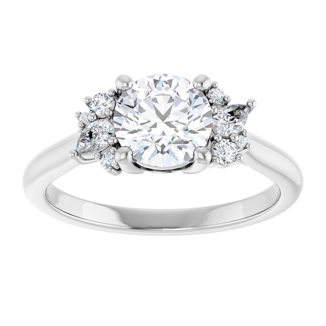 Accented Engagement Ring