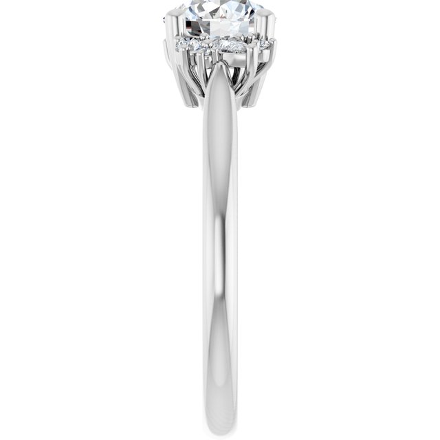 Accented Engagement Ring