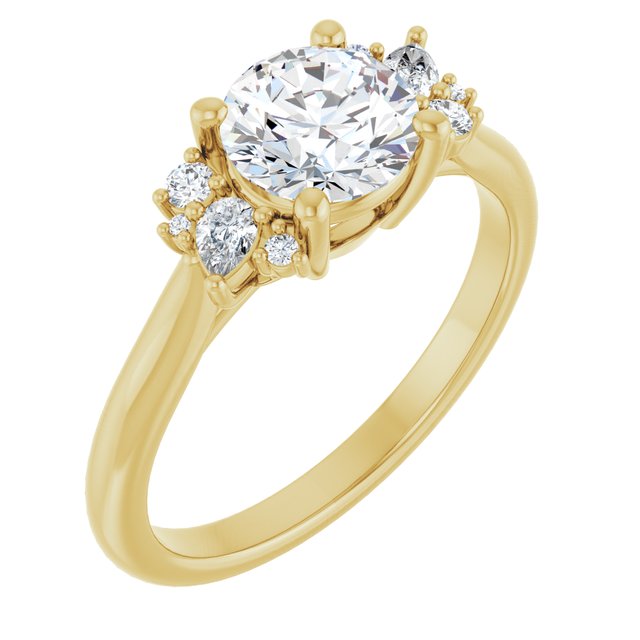 Accented Engagement Ring