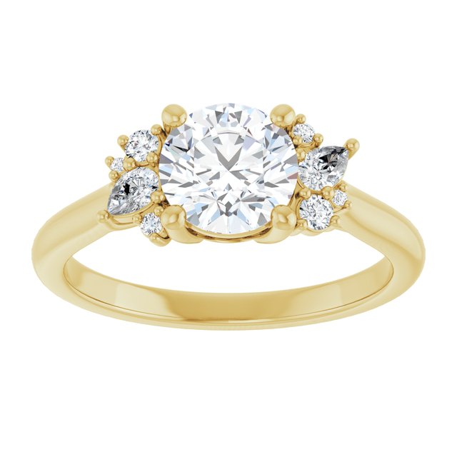 Accented Engagement Ring