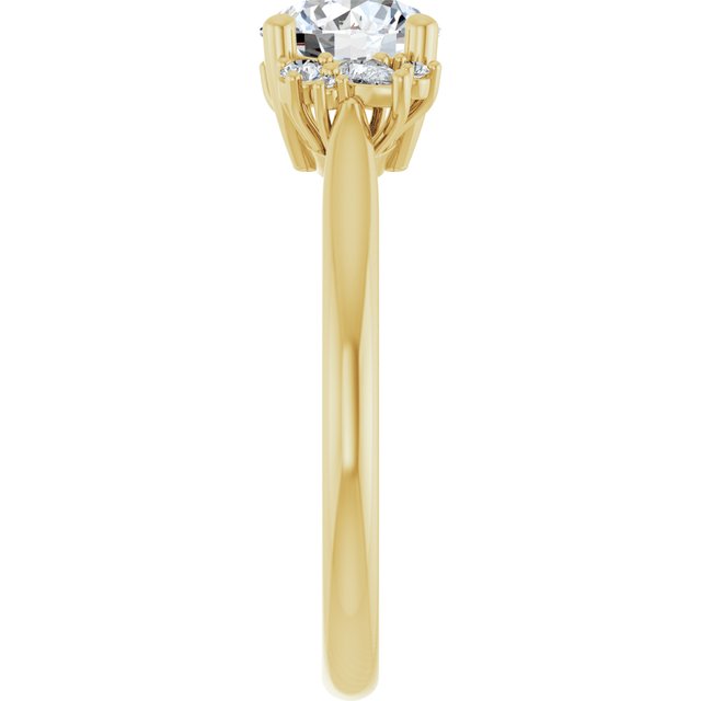 Accented Engagement Ring