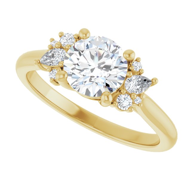 Accented Engagement Ring